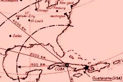 Skizze des Schweizer Nachrichtendienstes: Reichweiten sowjetischer Raketen